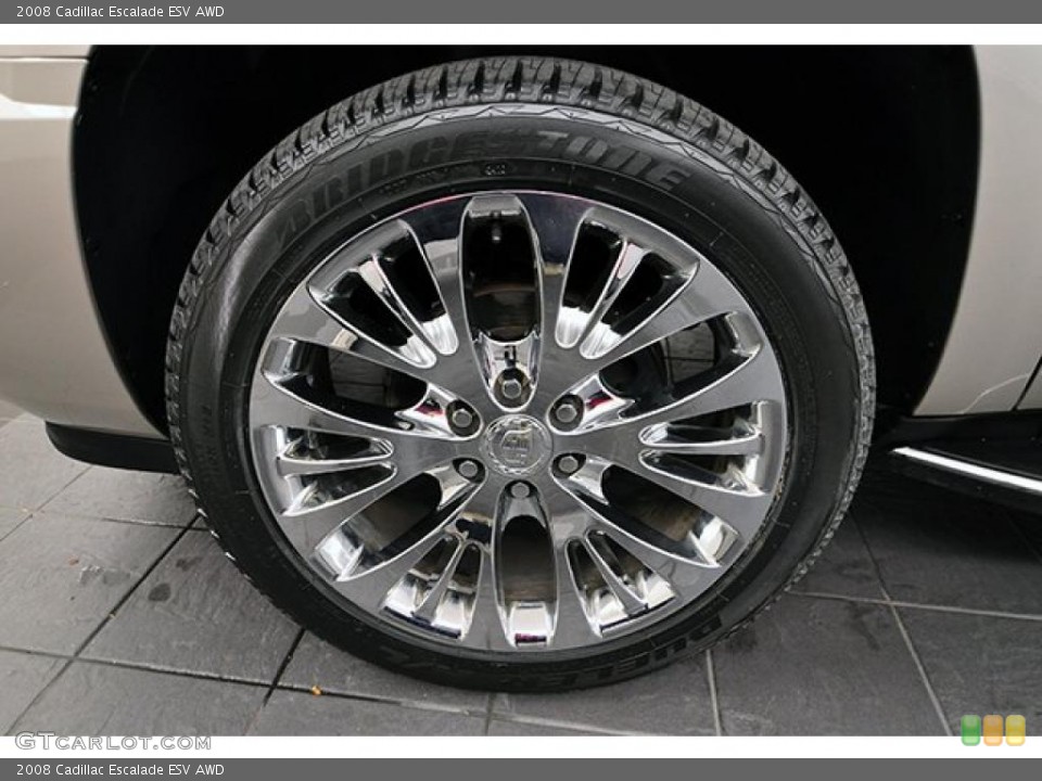 2008 Cadillac Escalade Custom Wheel and Tire Photo #41286213