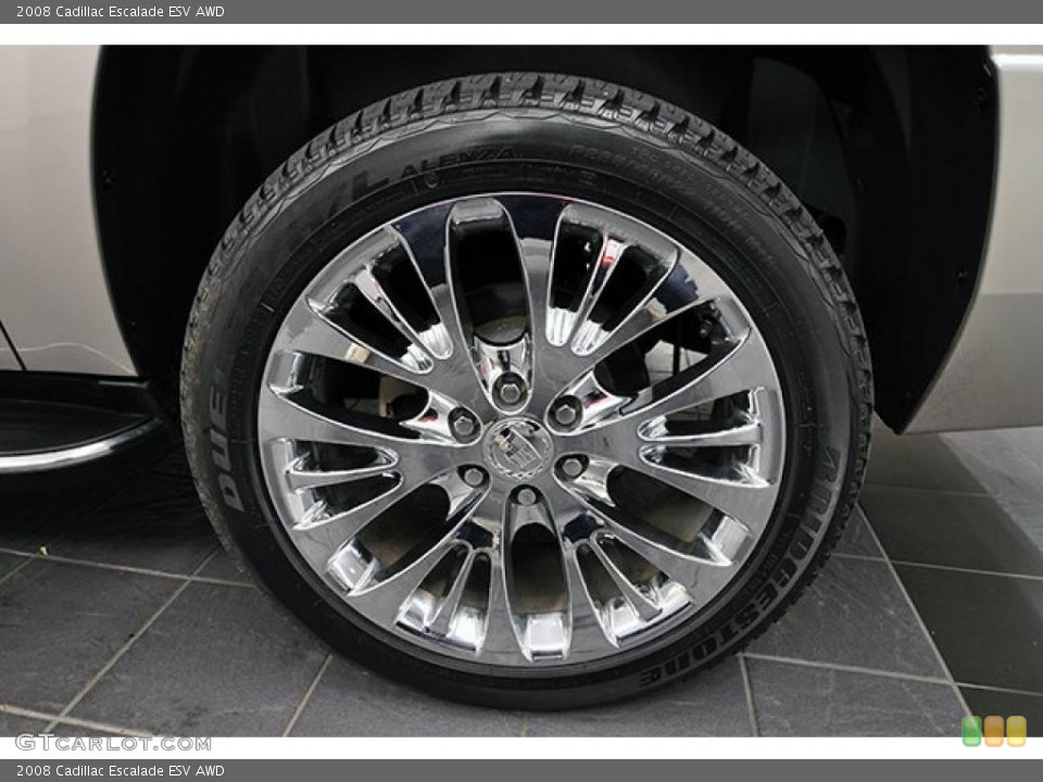 2008 Cadillac Escalade Custom Wheel and Tire Photo #41286241