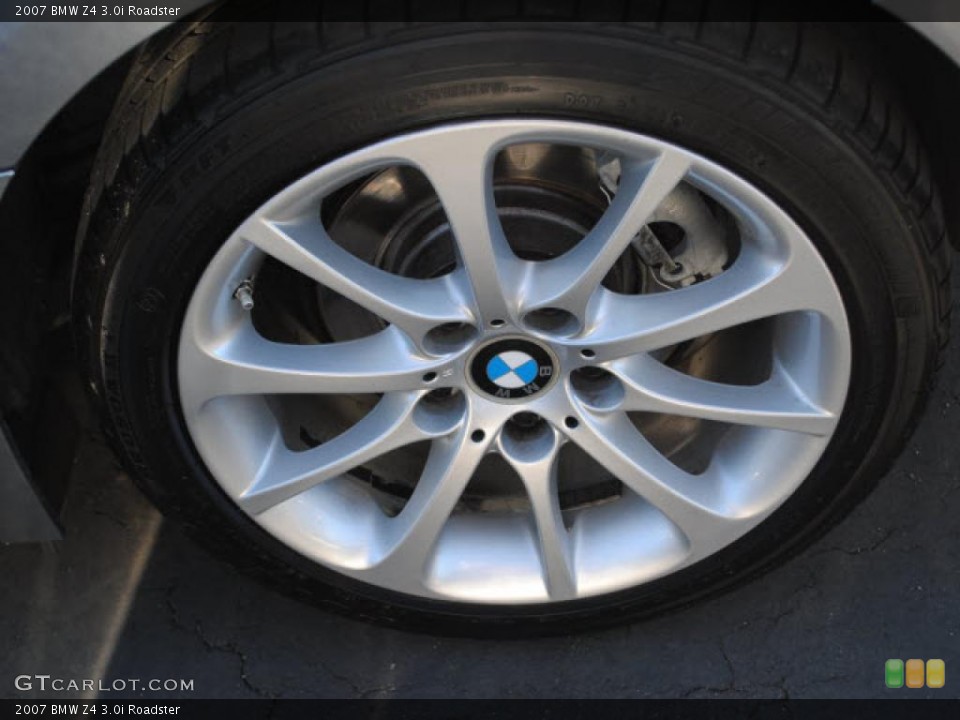 2007 BMW Z4 3.0i Roadster Wheel and Tire Photo #41287939