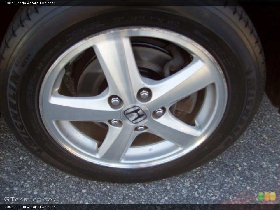 2004 Honda Accord EX Sedan Wheel and Tire Photo #41288101