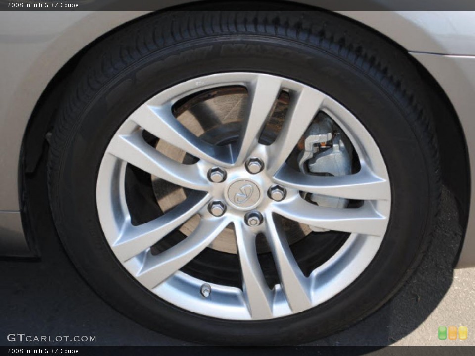 2008 Infiniti G 37 Coupe Wheel and Tire Photo #41288693