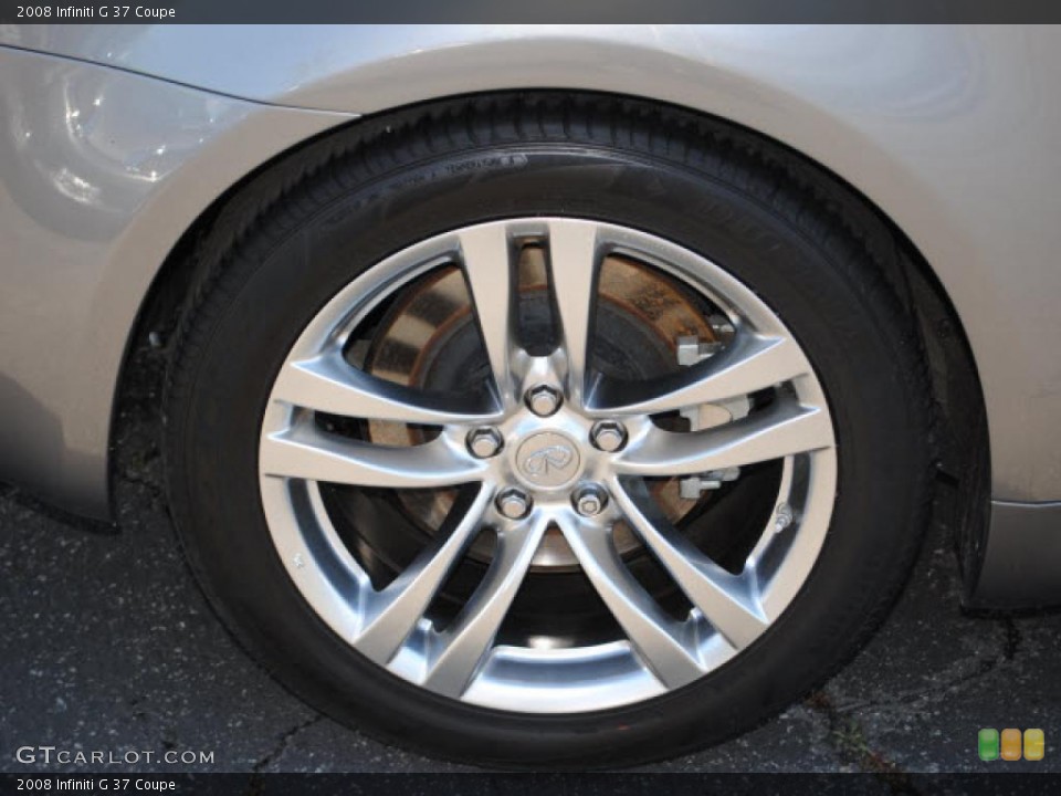 2008 Infiniti G 37 Coupe Wheel and Tire Photo #41288781