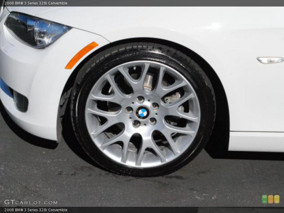 2008 BMW 3 Series 328i Convertible Wheel and Tire Photo #41289421