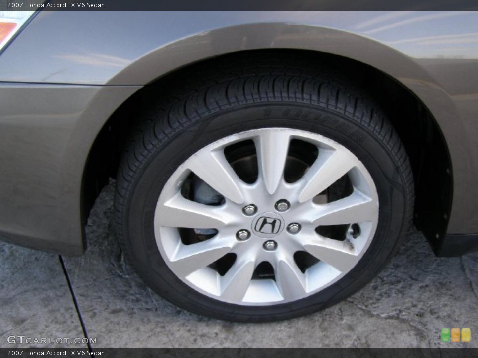 2007 Honda Accord LX V6 Sedan Wheel and Tire Photo #41291237