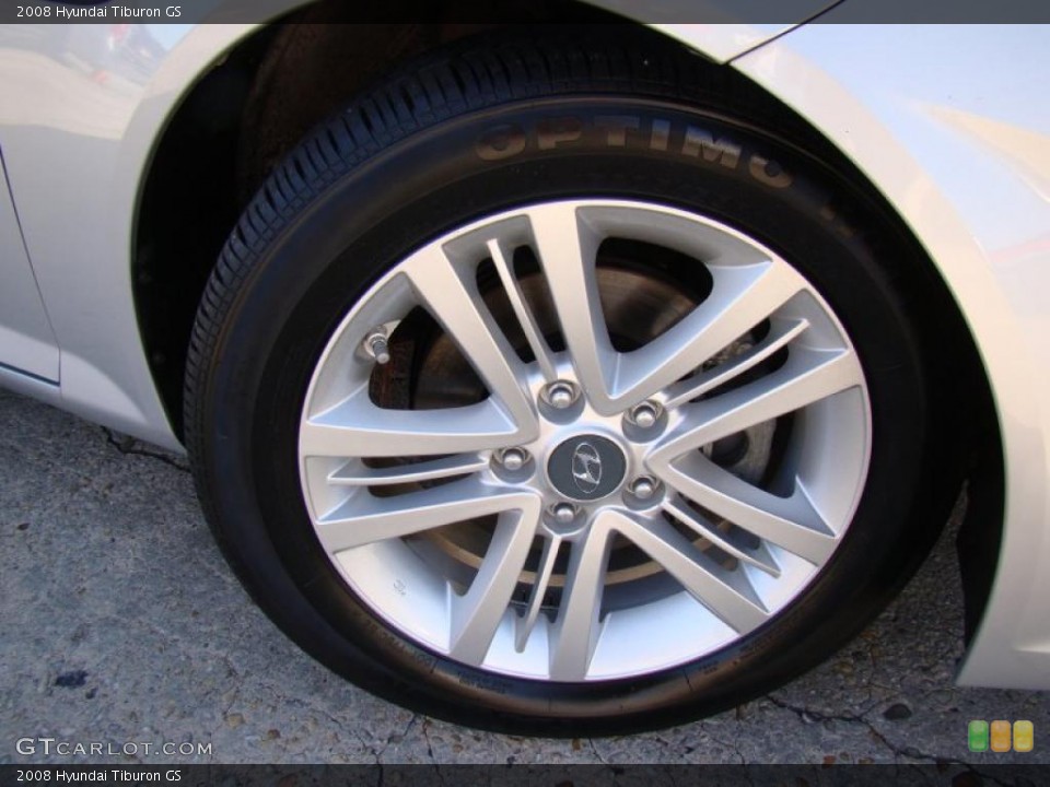 2008 Hyundai Tiburon GS Wheel and Tire Photo #41299091