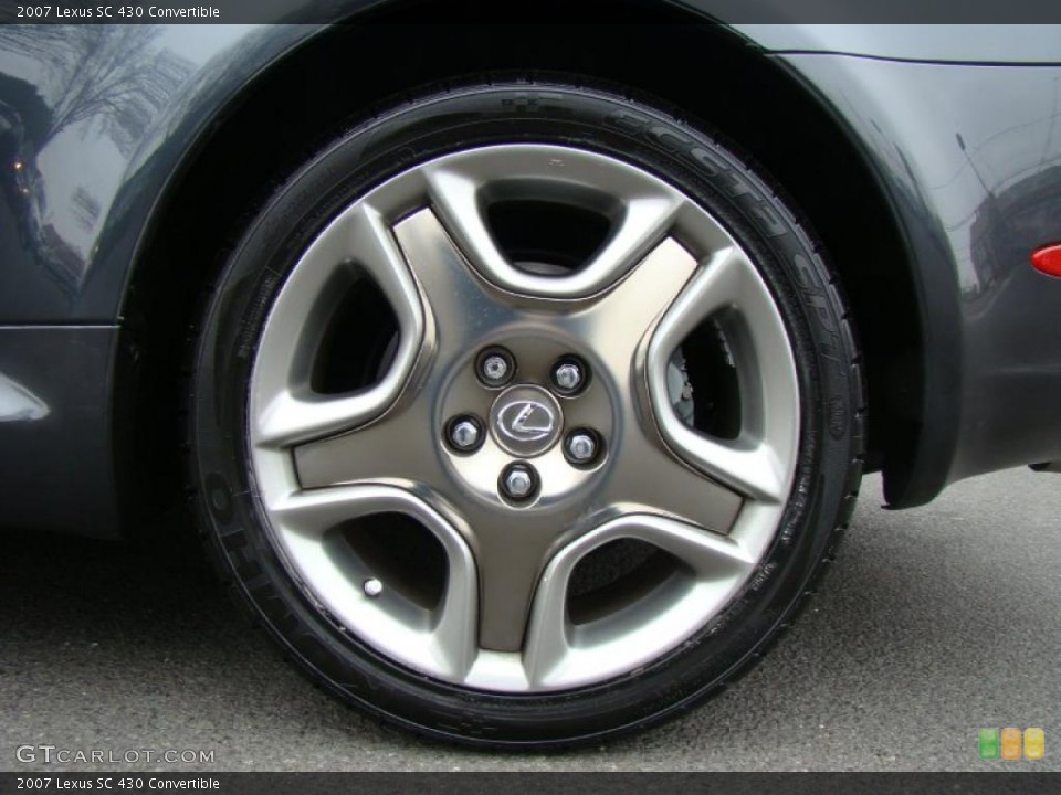 2007 Lexus SC 430 Convertible Wheel and Tire Photo #41302592