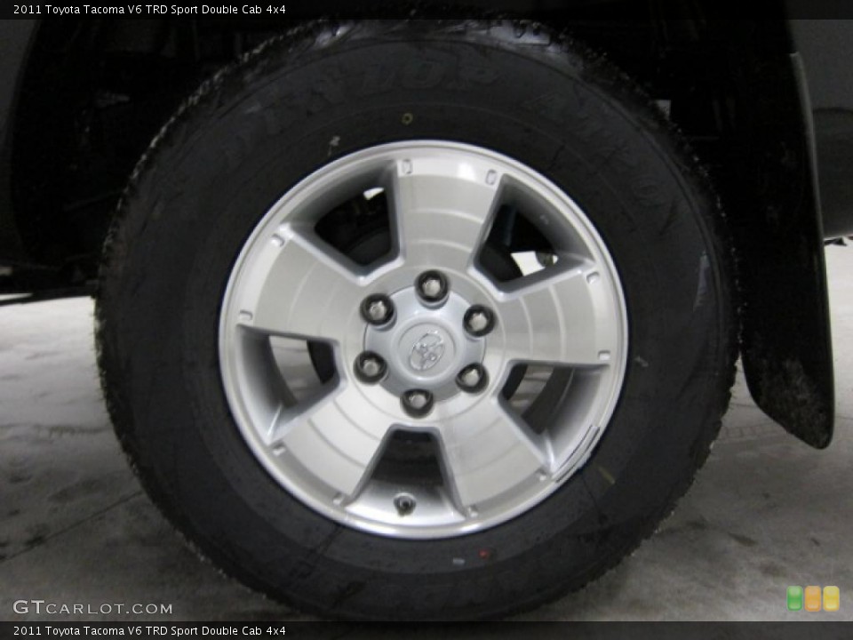 2011 Toyota Tacoma V6 TRD Sport Double Cab 4x4 Wheel and Tire Photo #41305793