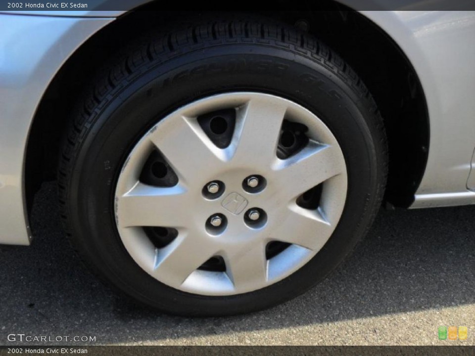 2002 Honda Civic EX Sedan Wheel and Tire Photo #41308247