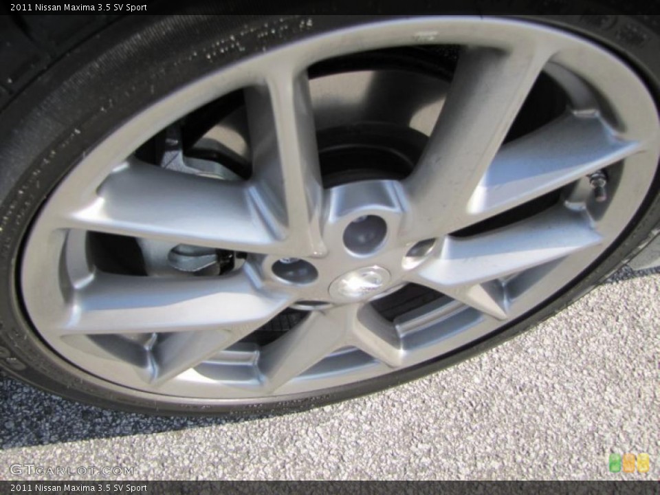 2011 Nissan Maxima 3.5 SV Sport Wheel and Tire Photo #41309283