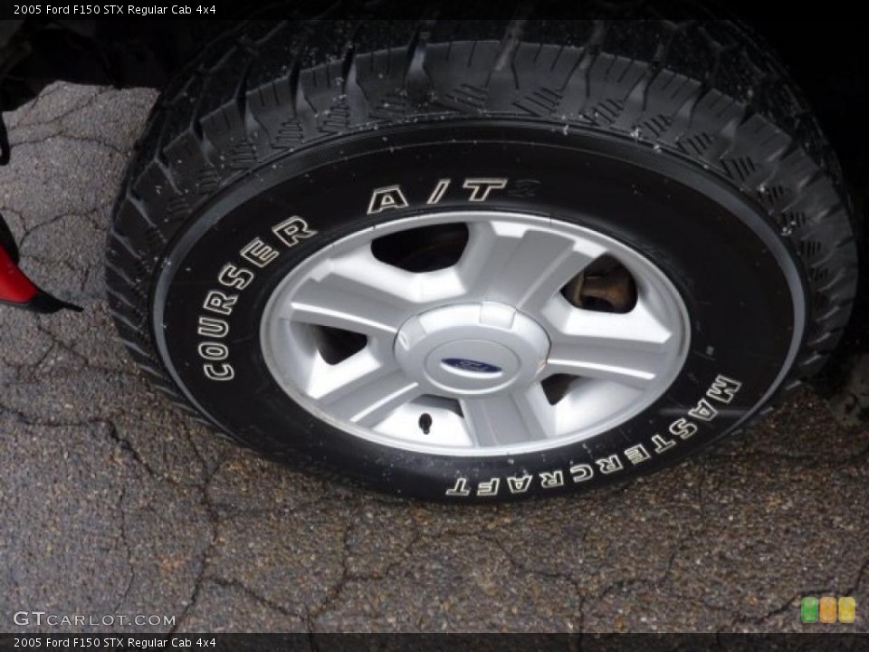 2005 Ford F150 STX Regular Cab 4x4 Wheel and Tire Photo #41319255