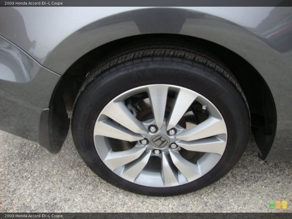2009 Honda Accord EX-L Coupe Wheel and Tire Photo #41321306