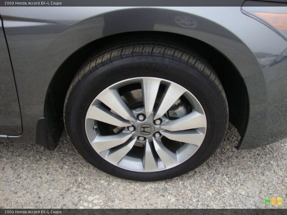 2009 Honda Accord EX-L Coupe Wheel and Tire Photo #41321318