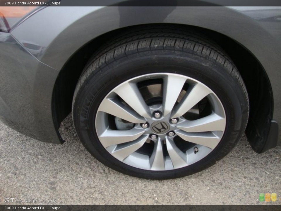 2009 Honda Accord EX-L Coupe Wheel and Tire Photo #41321434
