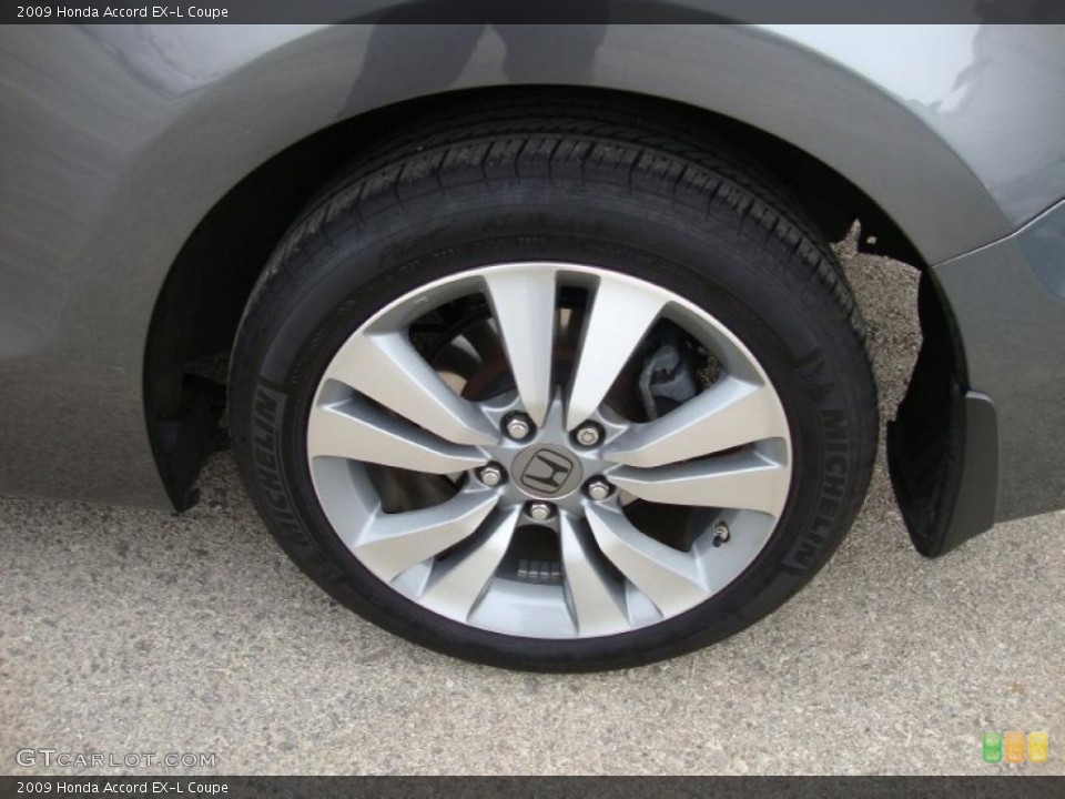 2009 Honda Accord EX-L Coupe Wheel and Tire Photo #41321450
