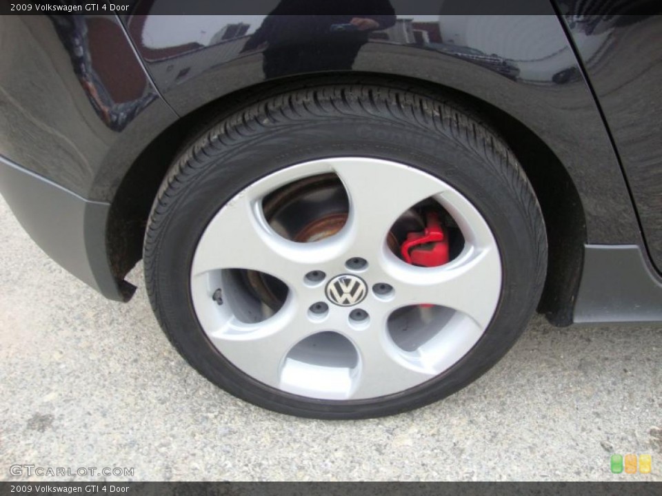 2009 Volkswagen GTI 4 Door Wheel and Tire Photo #41322162