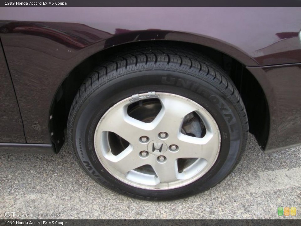 1999 Honda Accord EX V6 Coupe Wheel and Tire Photo #41323802
