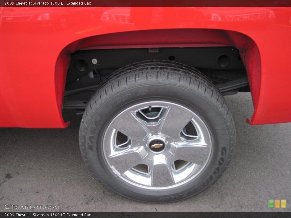 2009 Chevrolet Silverado 1500 LT Extended Cab Wheel and Tire Photo #41326426