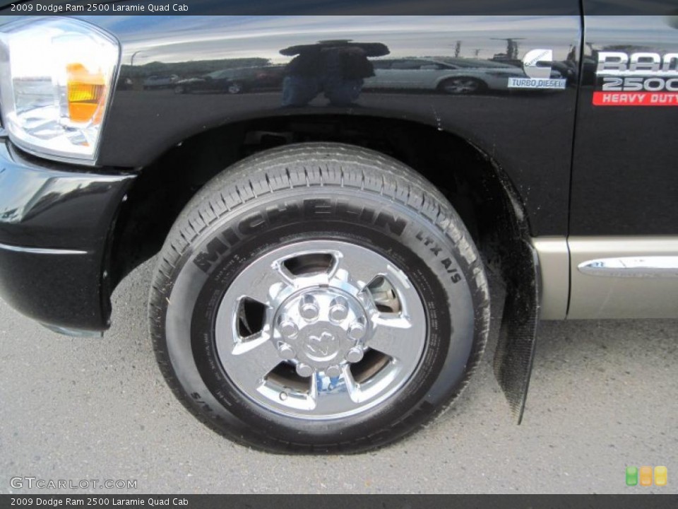 2009 Dodge Ram 2500 Laramie Quad Cab Wheel and Tire Photo #41328799