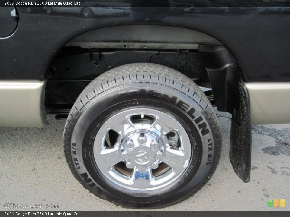 2009 Dodge Ram 2500 Laramie Quad Cab Wheel and Tire Photo #41328815