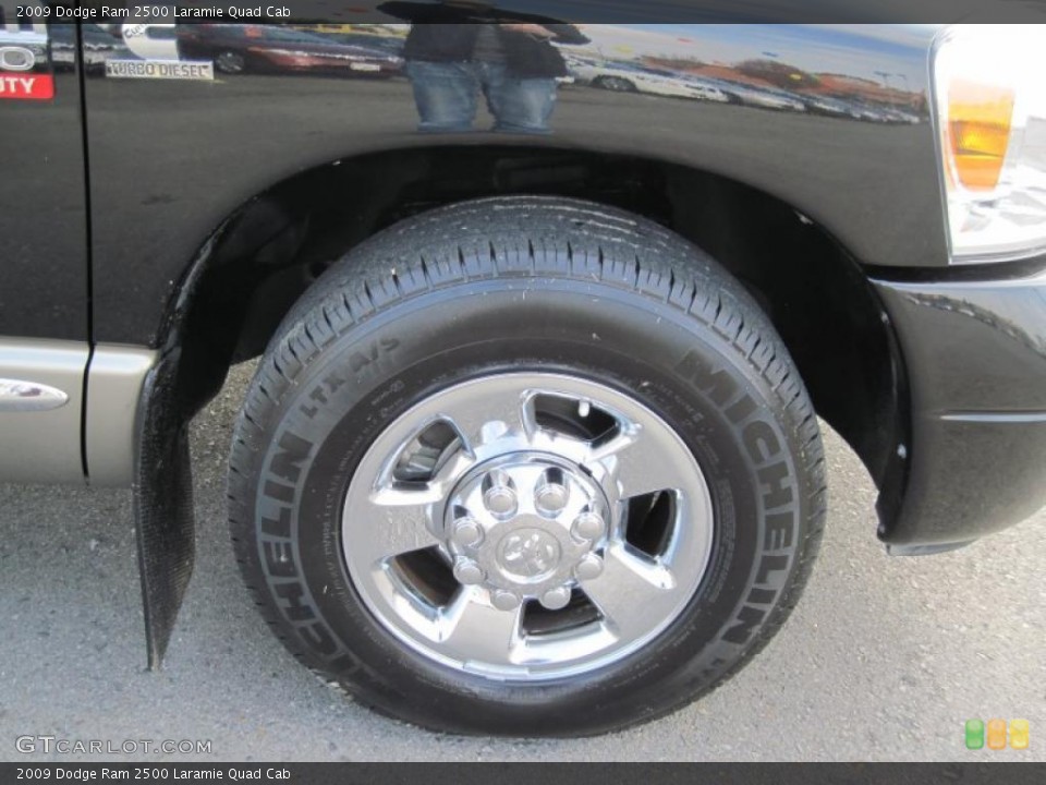 2009 Dodge Ram 2500 Laramie Quad Cab Wheel and Tire Photo #41328847