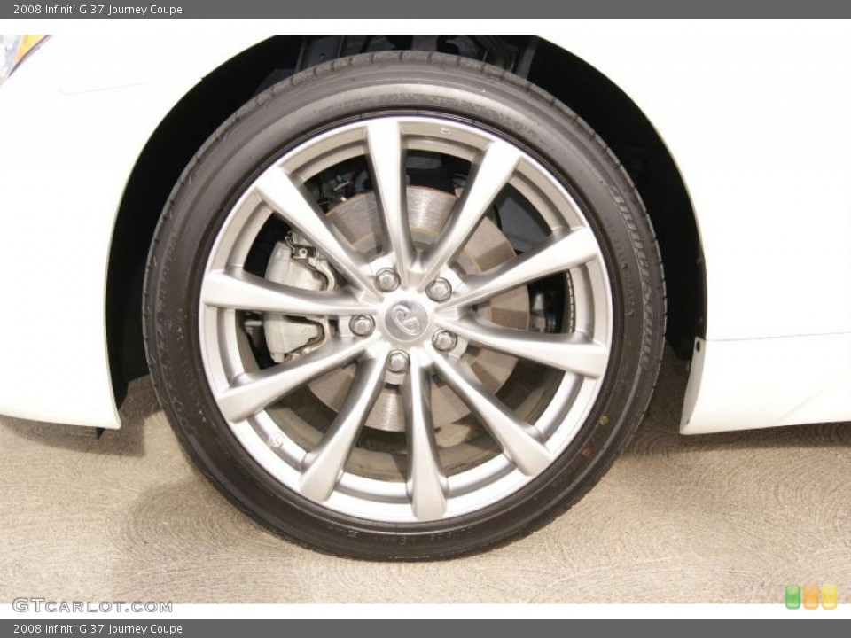 2008 Infiniti G 37 Journey Coupe Wheel and Tire Photo #41334703