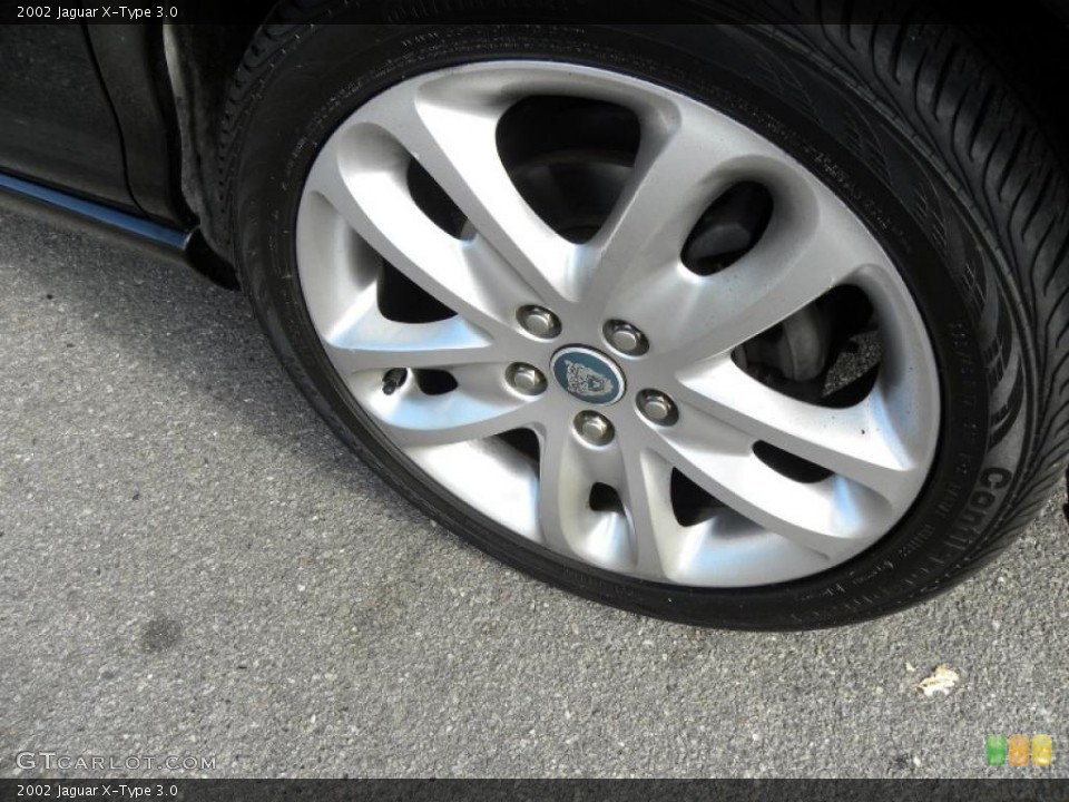 2002 Jaguar X-Type 3.0 Wheel and Tire Photo #41339252