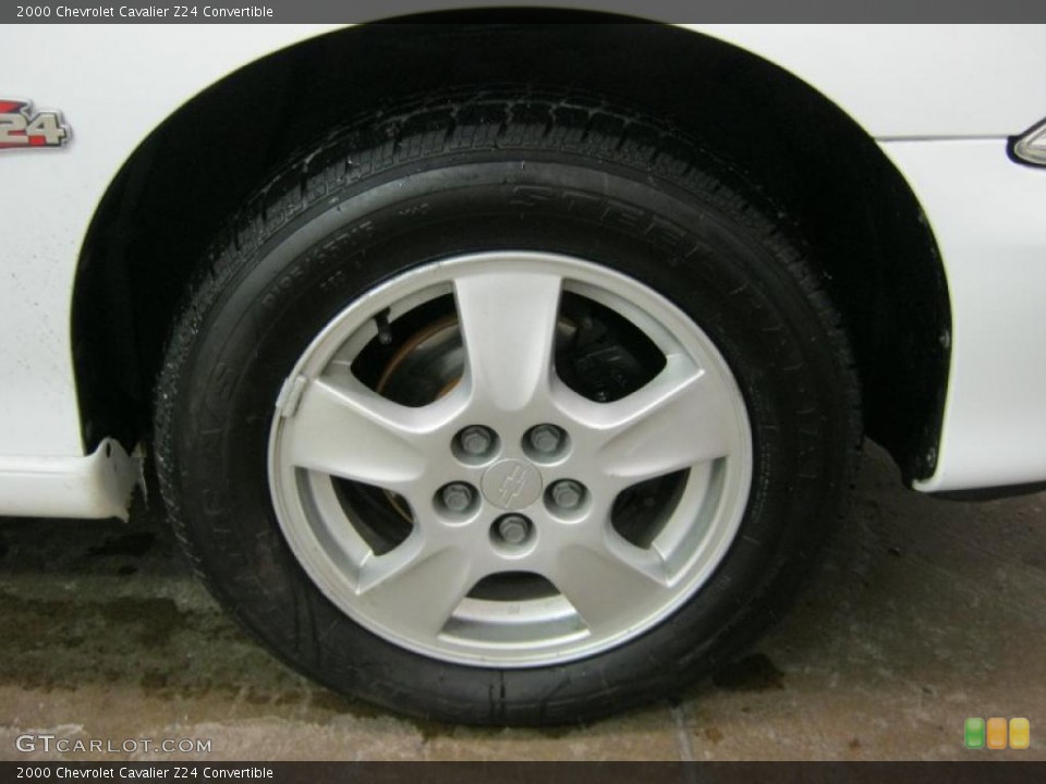 2000 Chevrolet Cavalier Z24 Convertible Wheel and Tire Photo #41342182