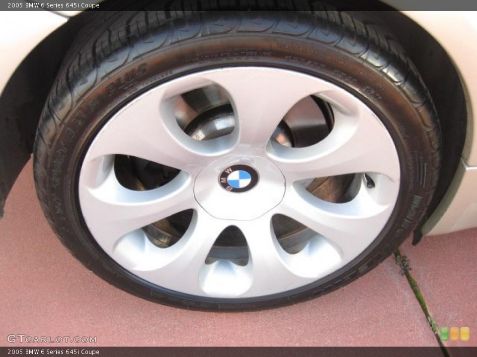 2005 BMW 6 Series 645i Coupe Wheel and Tire Photo #41344203