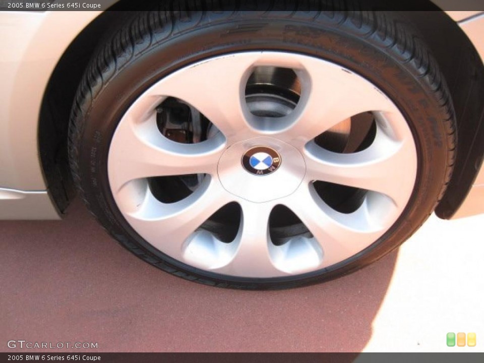 2005 BMW 6 Series 645i Coupe Wheel and Tire Photo #41344219
