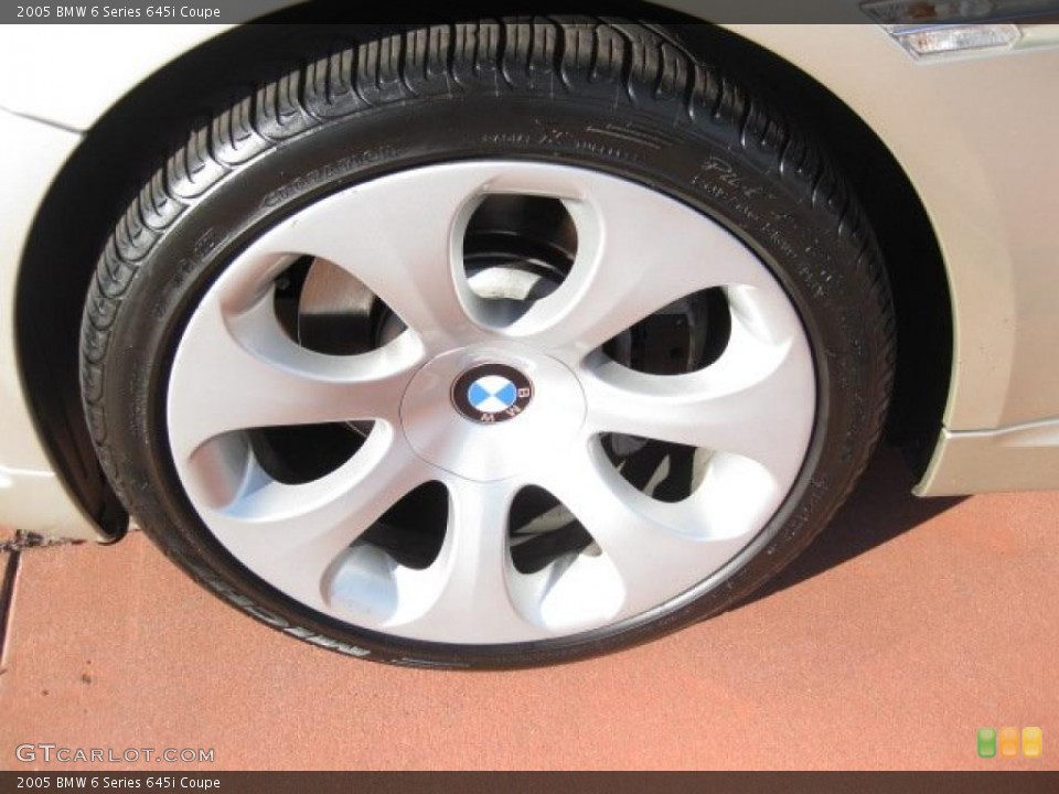 2005 BMW 6 Series 645i Coupe Wheel and Tire Photo #41344239