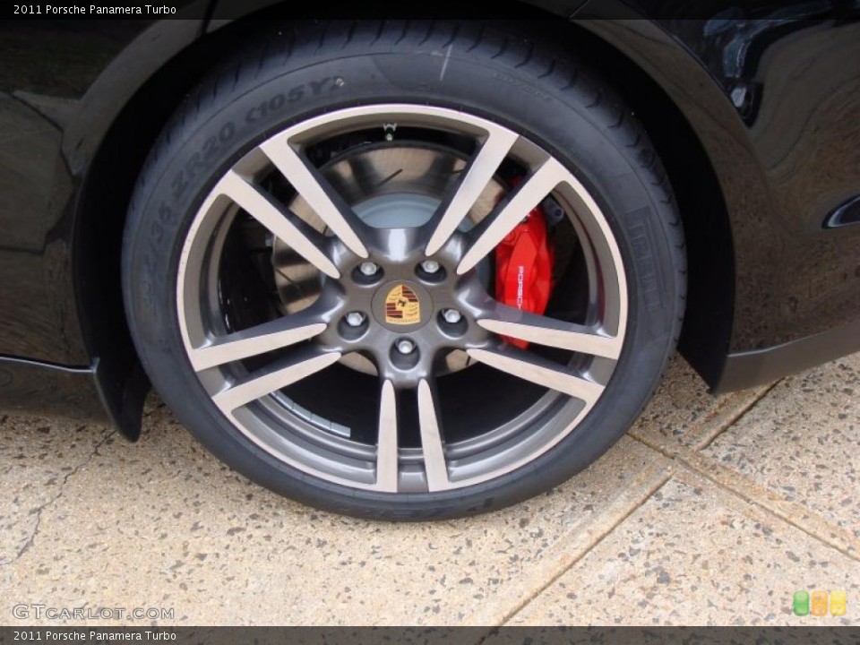 2011 Porsche Panamera Turbo Wheel and Tire Photo #41349531