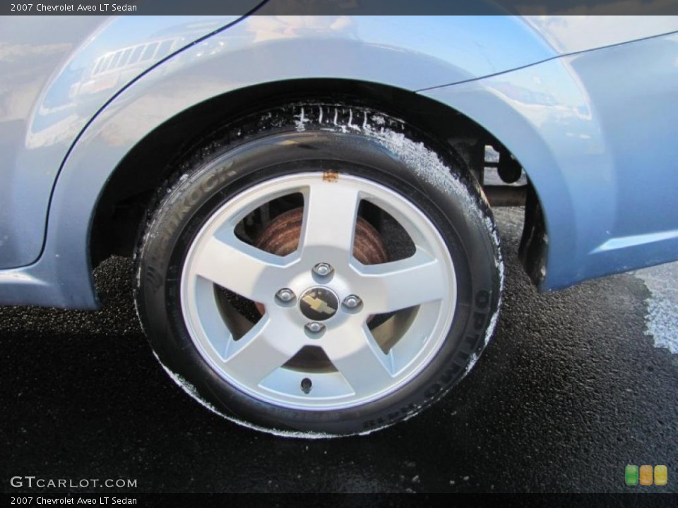 2007 Chevrolet Aveo LT Sedan Wheel and Tire Photo #41355887