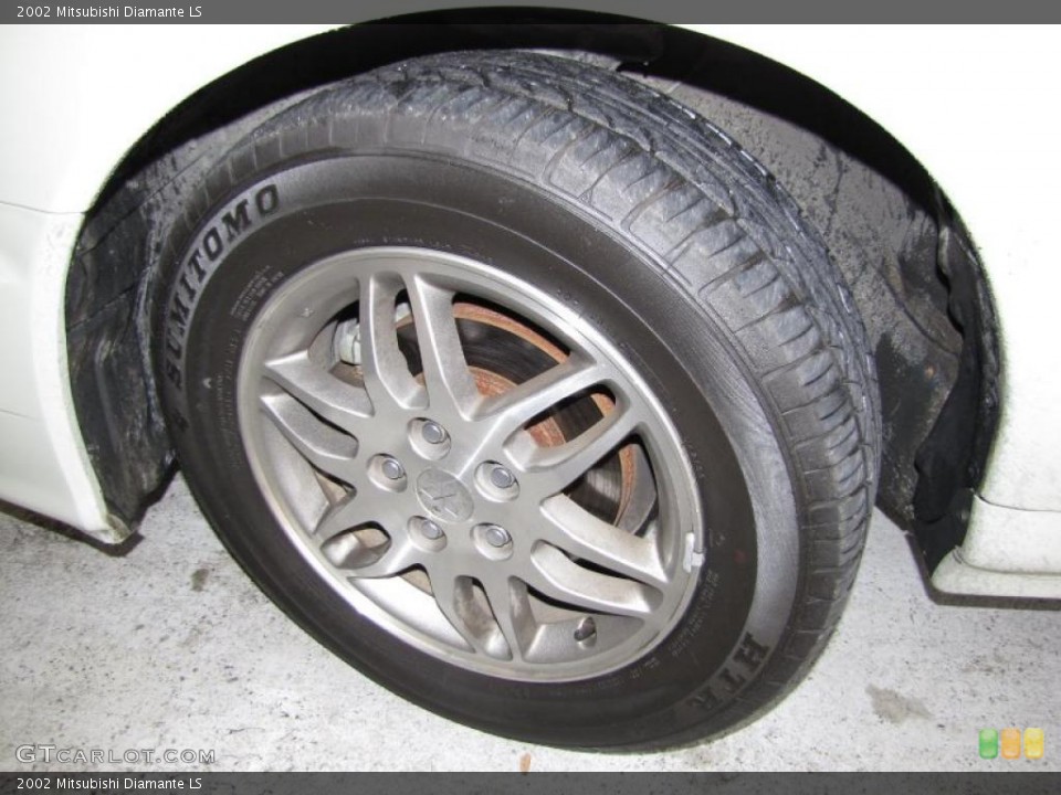 2002 Mitsubishi Diamante LS Wheel and Tire Photo #41356463