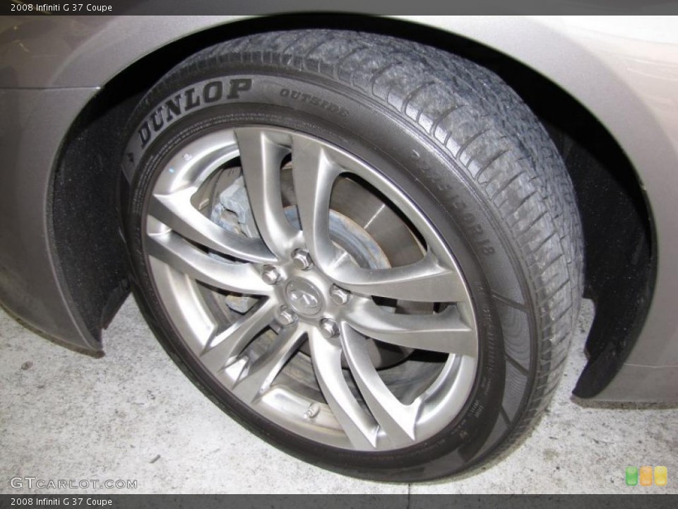 2008 Infiniti G 37 Coupe Wheel and Tire Photo #41357591