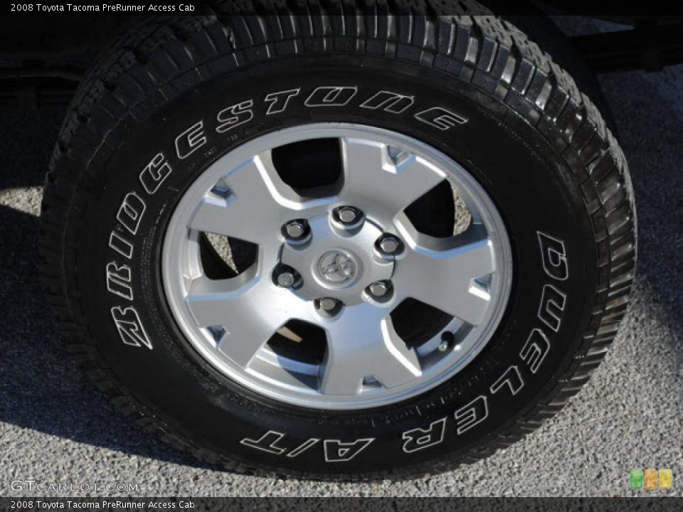 2008 Toyota Tacoma PreRunner Access Cab Wheel and Tire Photo #41361939