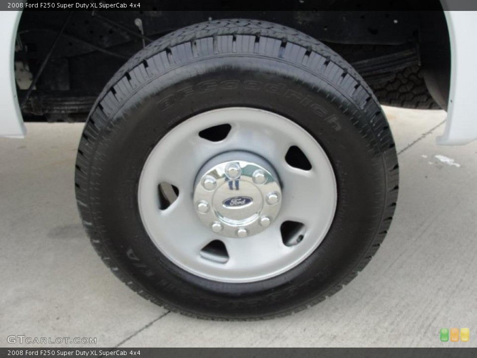 2008 Ford F250 Super Duty XL SuperCab 4x4 Wheel and Tire Photo #41361995
