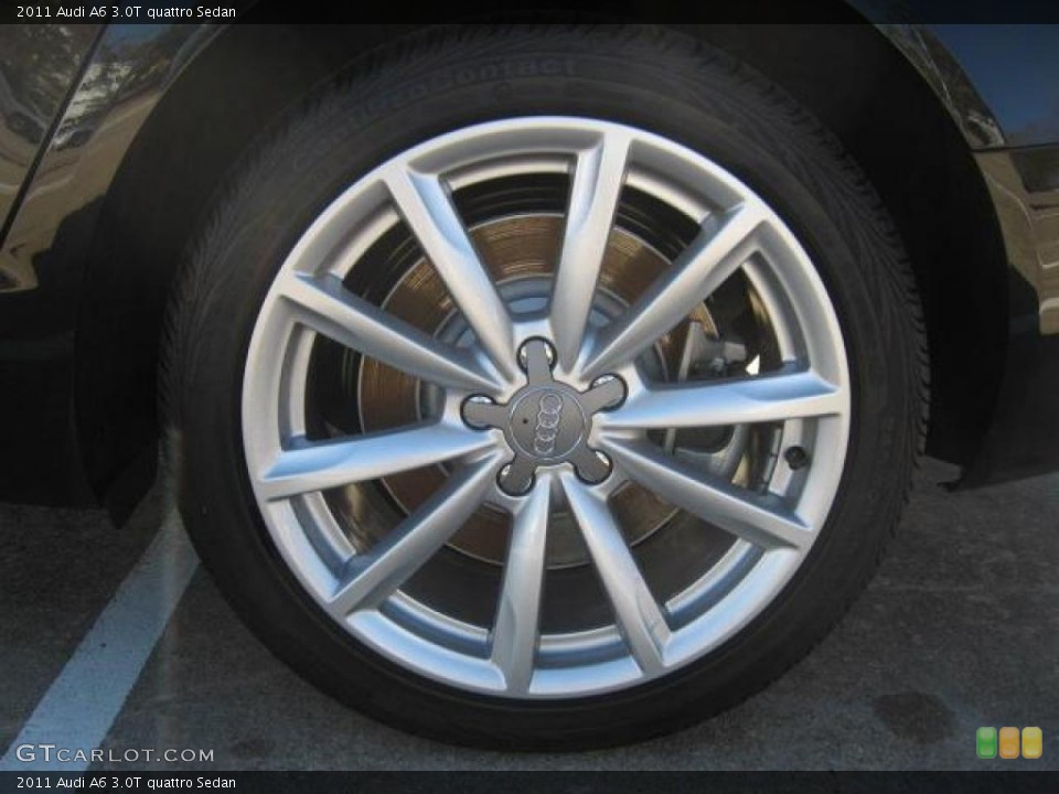 2011 Audi A6 3.0T quattro Sedan Wheel and Tire Photo #41369467