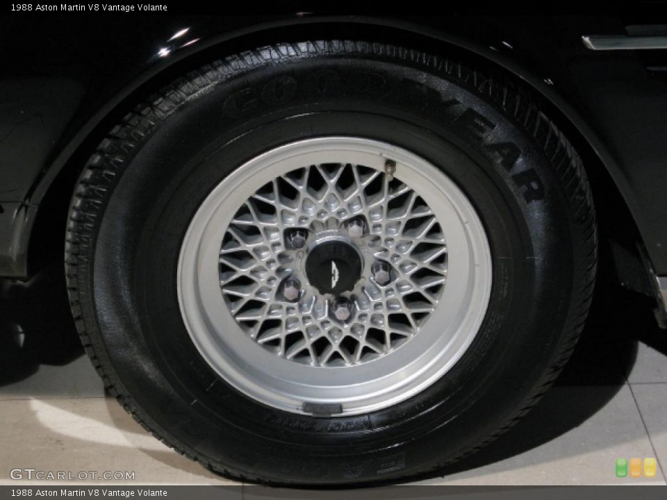 1988 Aston Martin V8 Vantage Volante Wheel and Tire Photo #4137435