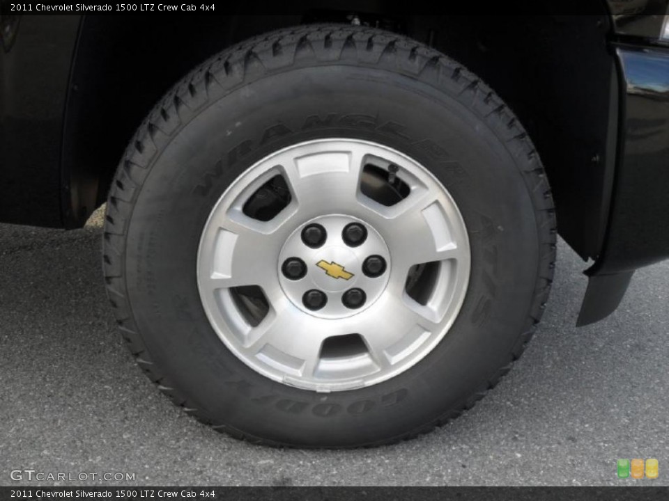 2011 Chevrolet Silverado 1500 LTZ Crew Cab 4x4 Wheel and Tire Photo #41376920