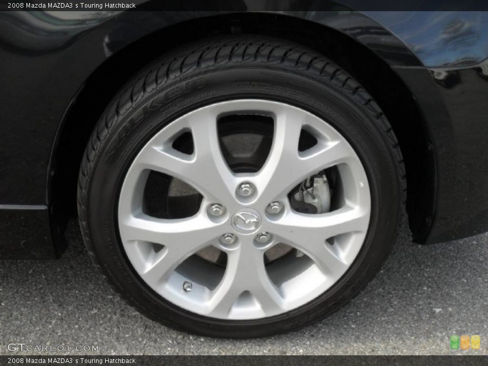 2008 Mazda MAZDA3 s Touring Hatchback Wheel and Tire Photo #41378912