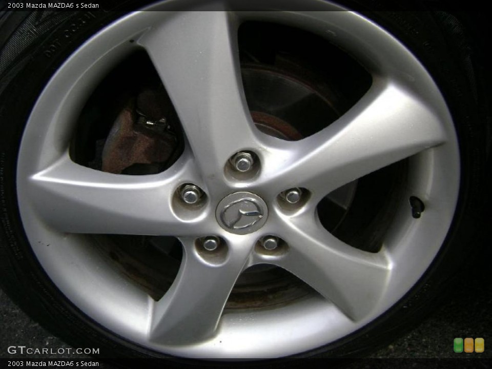 2003 Mazda MAZDA6 s Sedan Wheel and Tire Photo #41379168