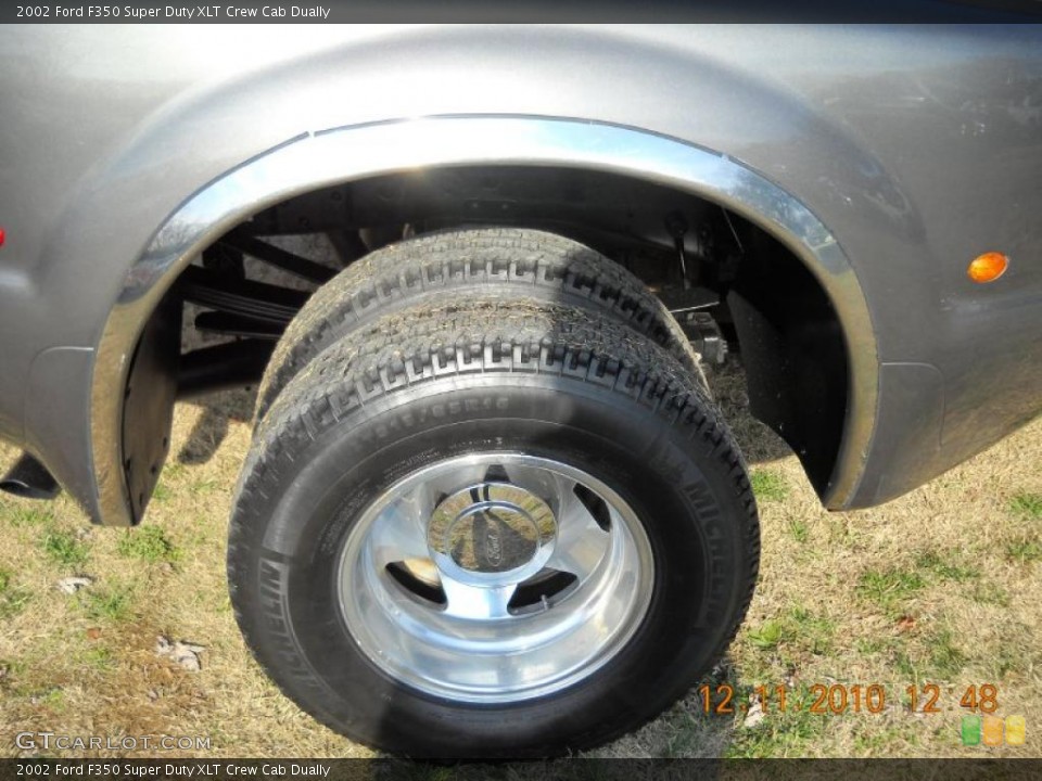 2002 Ford F350 Super Duty XLT Crew Cab Dually Wheel and Tire Photo #41390068