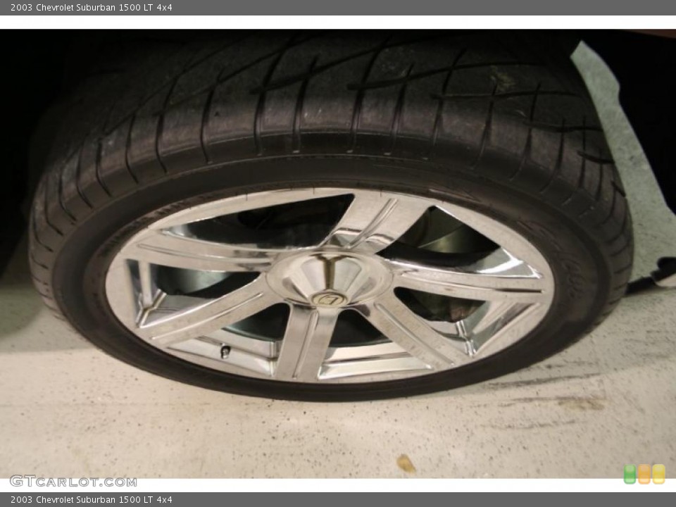 2003 Chevrolet Suburban Custom Wheel and Tire Photo #41394096