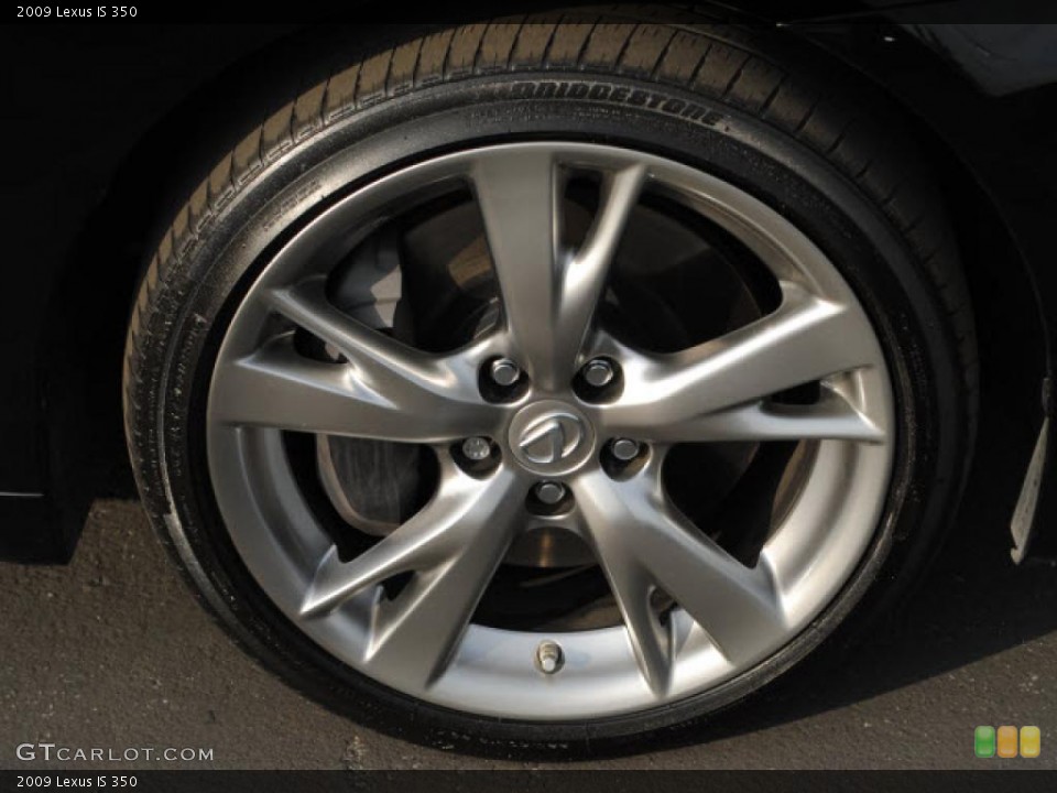 2009 Lexus IS 350 Wheel and Tire Photo #41399604