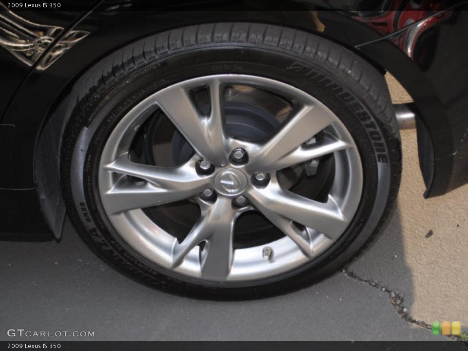 2009 Lexus IS 350 Wheel and Tire Photo #41399756