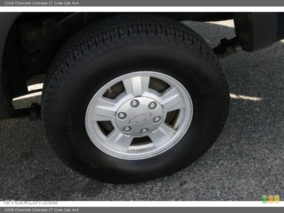 2008 Chevrolet Colorado LT Crew Cab 4x4 Wheel and Tire Photo #41403048