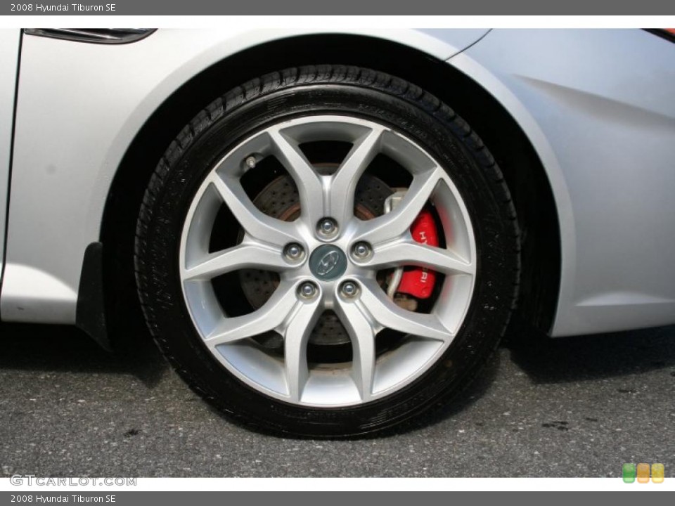 2008 Hyundai Tiburon SE Wheel and Tire Photo #41427867