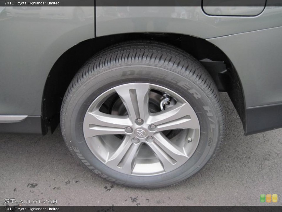 2011 Toyota Highlander Limited Wheel and Tire Photo #41430679