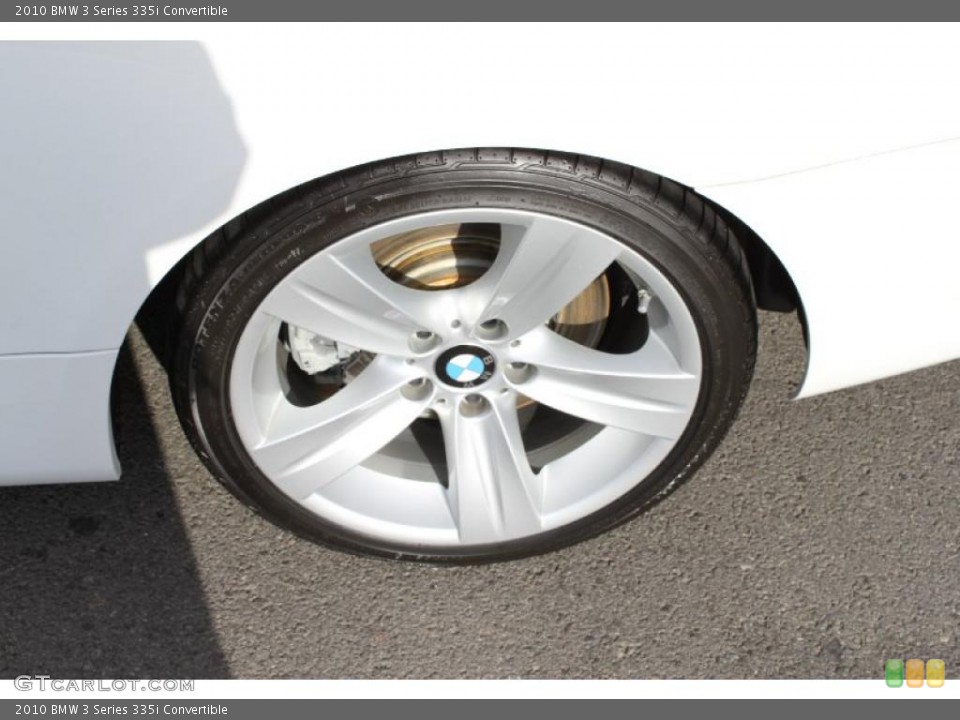 2010 BMW 3 Series 335i Convertible Wheel and Tire Photo #41430719