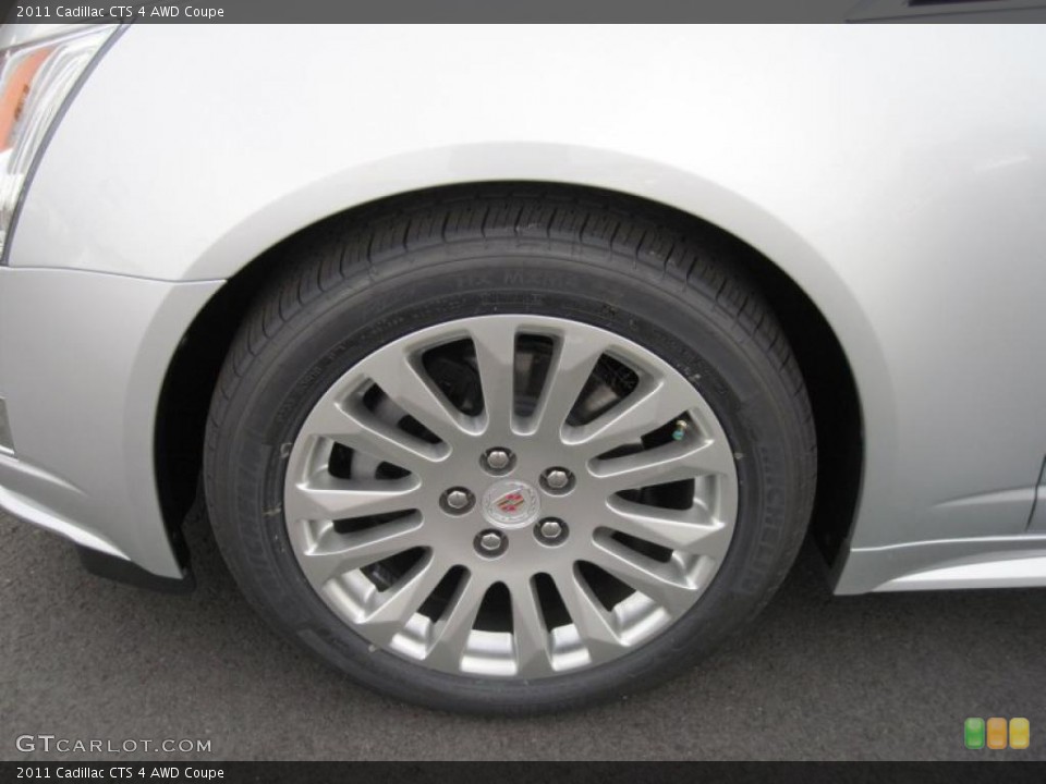 2011 Cadillac CTS 4 AWD Coupe Wheel and Tire Photo #41431287